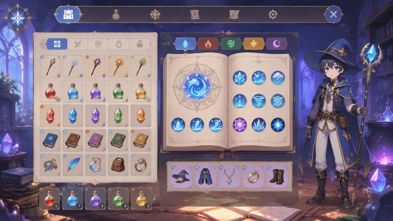 魔法师露娜 操作界面 内容截图 5