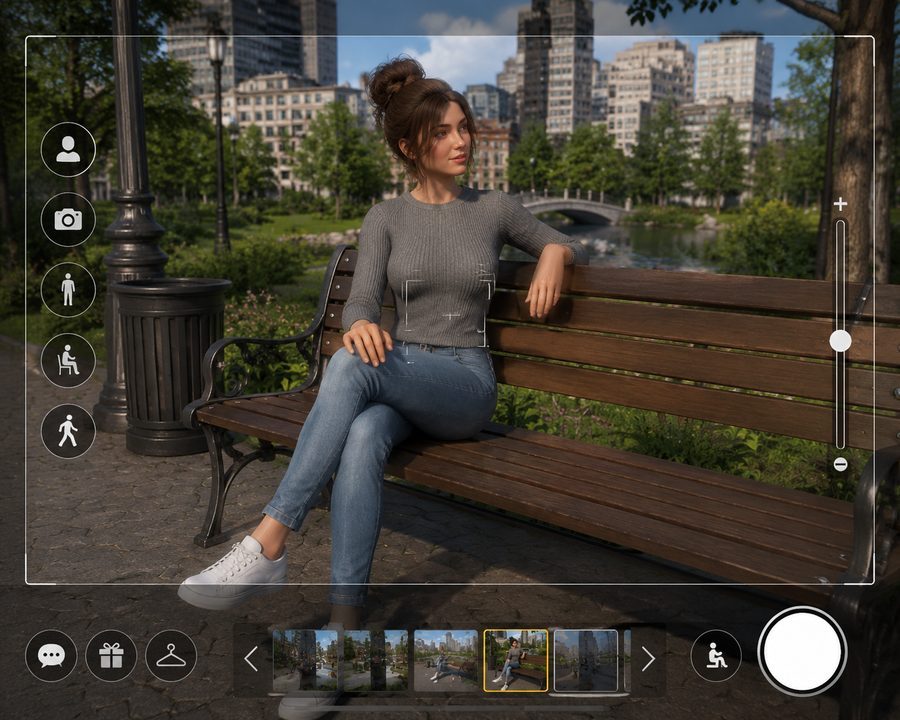 攝影代行 互动SLG 画面 6